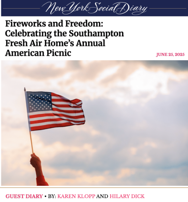 NYSD Fireworks and Freedom: Celebrating the Southampton Fresh Air Home’s Annual American Picnic